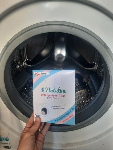 Customer photo review of Eco-Tiras de Detergente 40 lavados Natulim