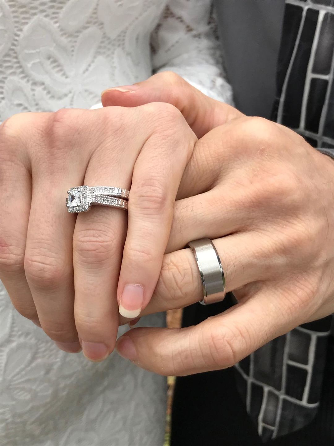 Customer photo review of 'Demure Rose' Rings