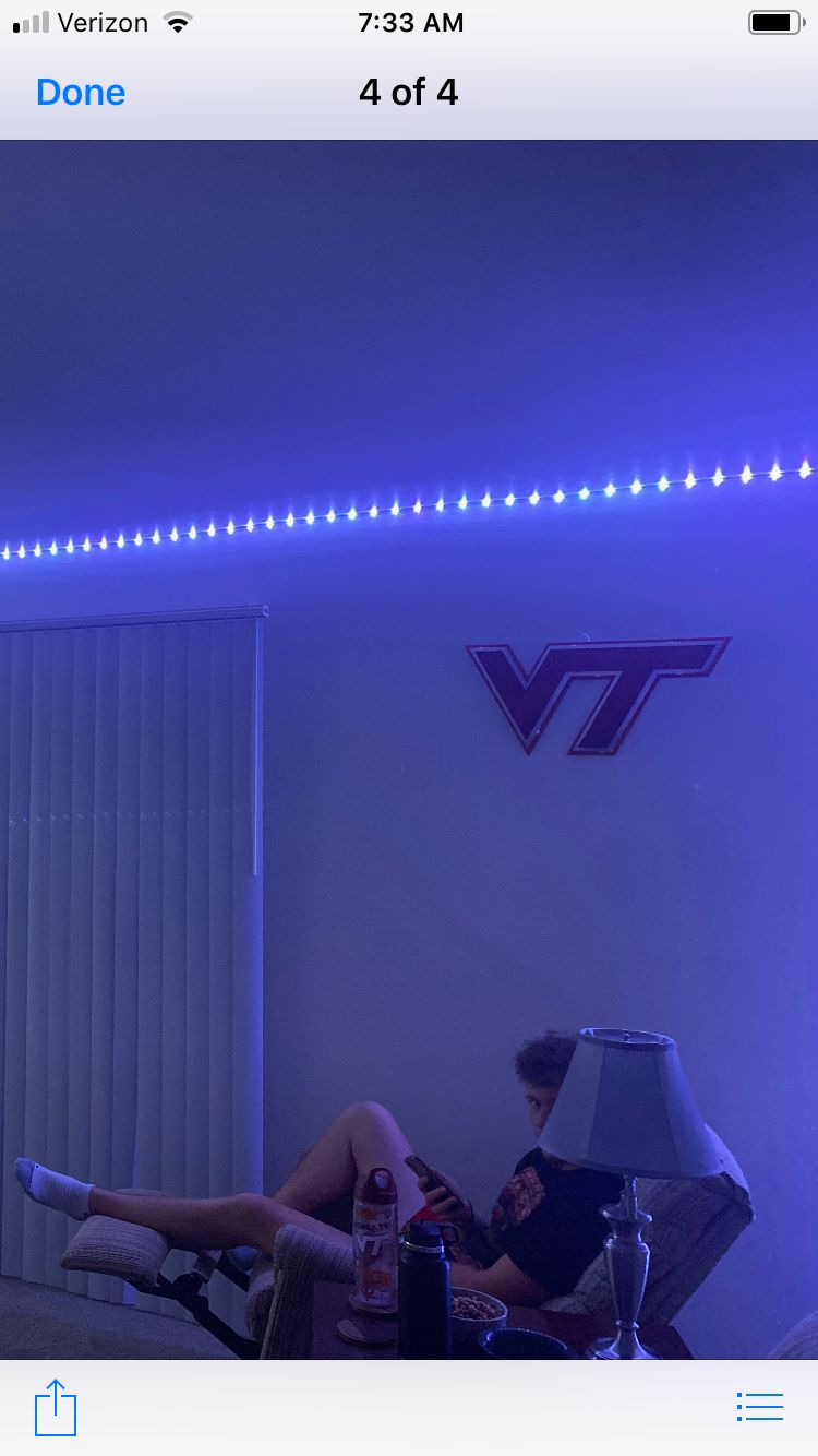 Customer photo review of Virginia Tech 3 Layer "VT" 3D Vintage Metal Wall Art