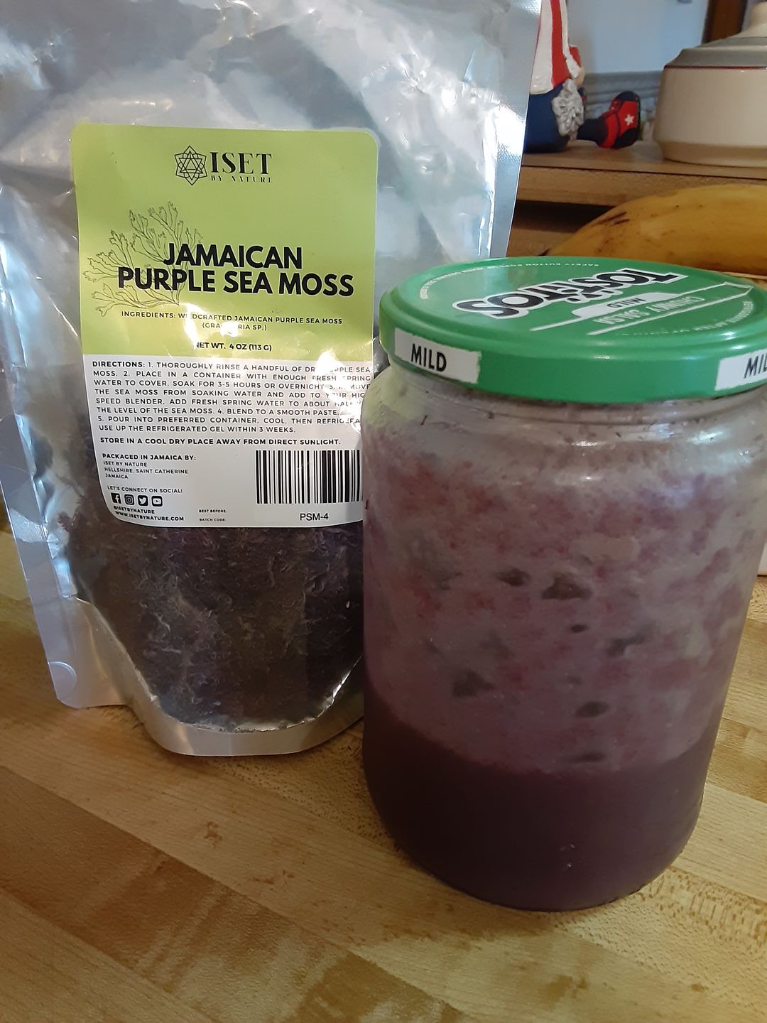 Customer photo review of Jamaican Purple Sea Moss (Raw, Wildcrafted)