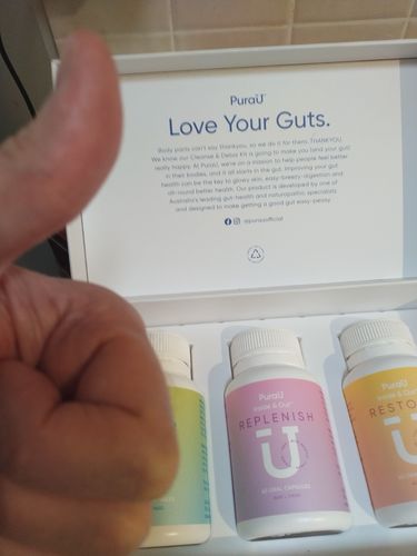 Customer photo review of 20-Day Inside & Out™ Gut Program