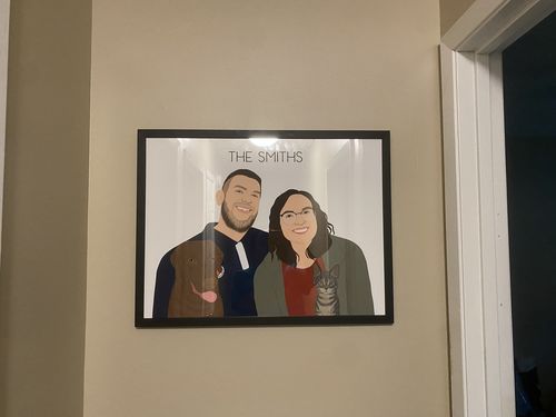 Customer photo review of Custom Fur-mily Portrait