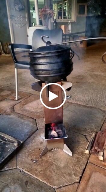 Customer video review of BraaiPlank™ ROCKETSTOVE+