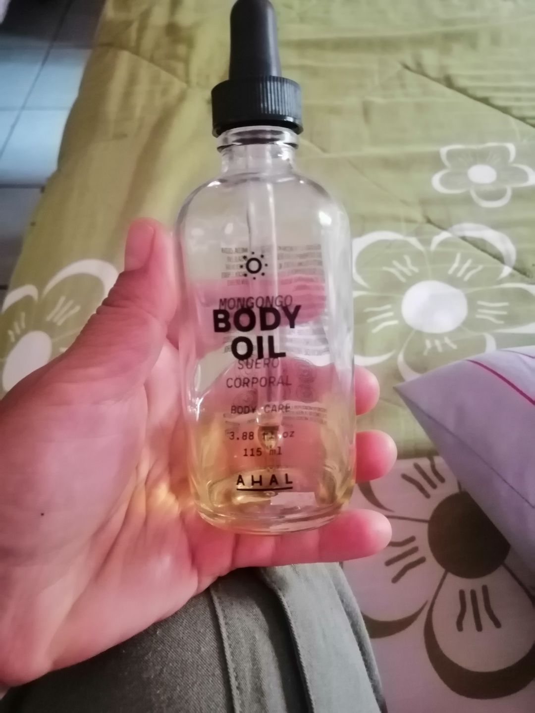 Customer photo review of Mongongo Body Oil / Suero Corporal con Aceite de Mongongo