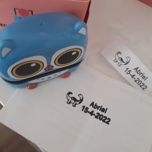 Customer photo review of Mon Étiquette Magique™️ - Animaux mignons