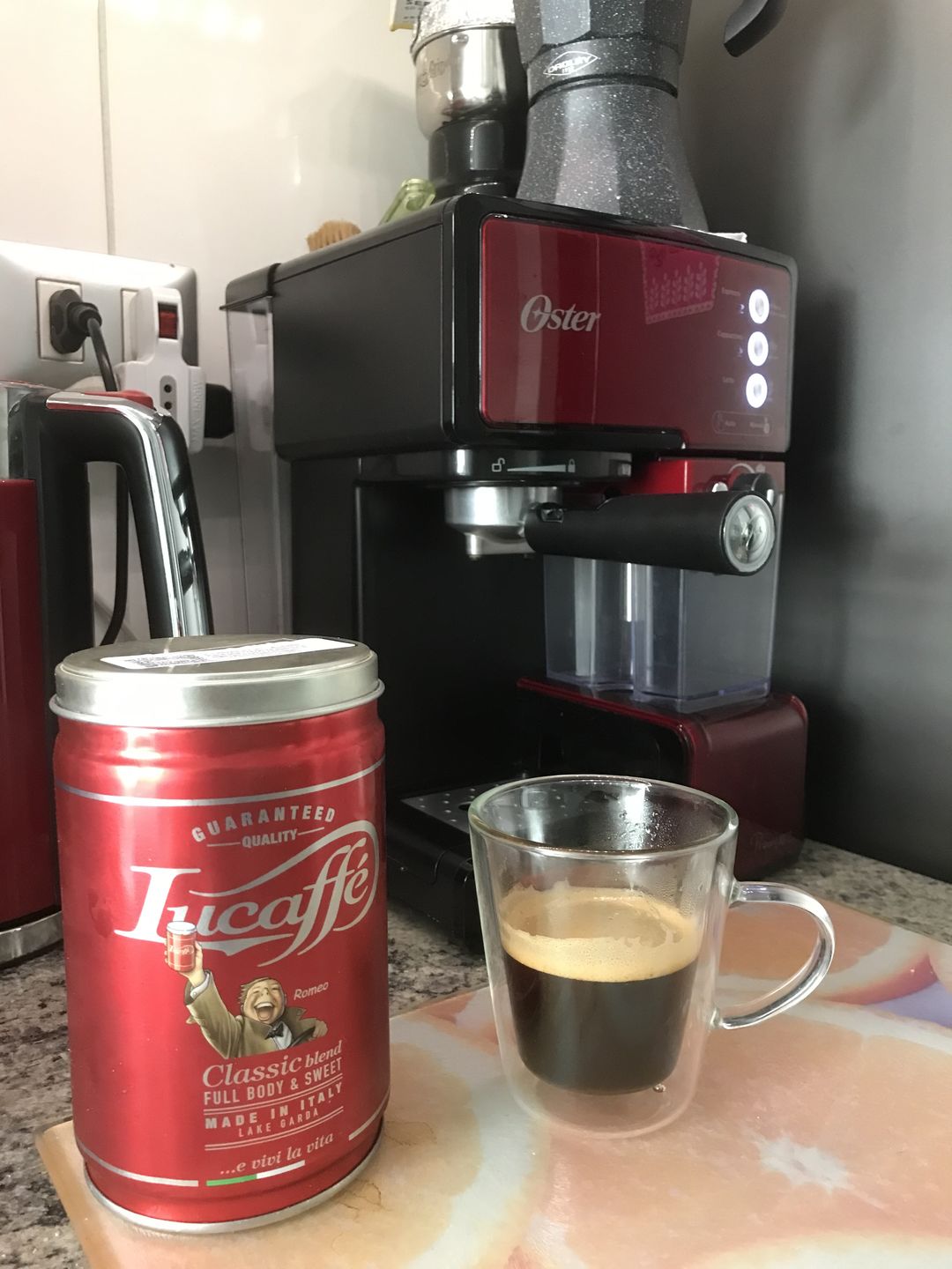 Customer photo review of Lata Lucaffe Classica 250 grs Grano Molido