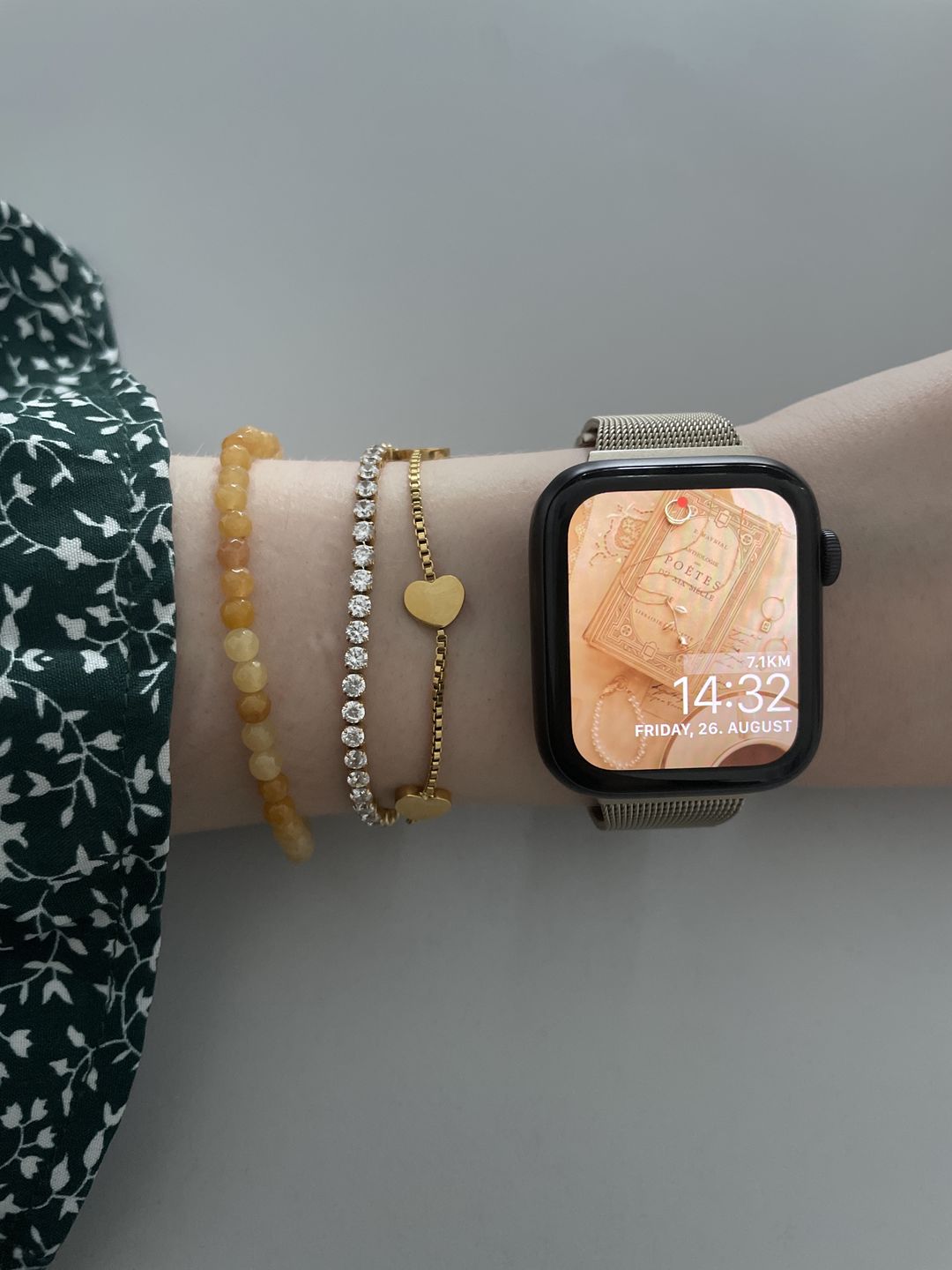 Customer photo review of Lovely Tennis Armband | 18K vergoldet