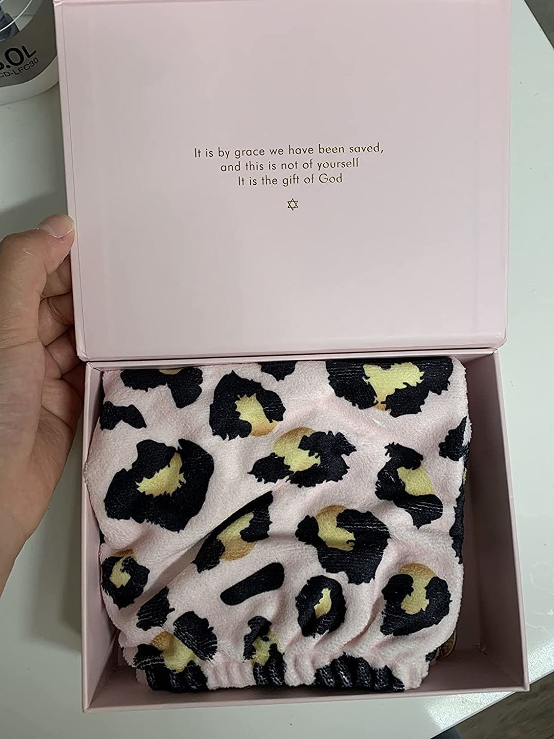 Customer photo review of Lucie Hair Towel