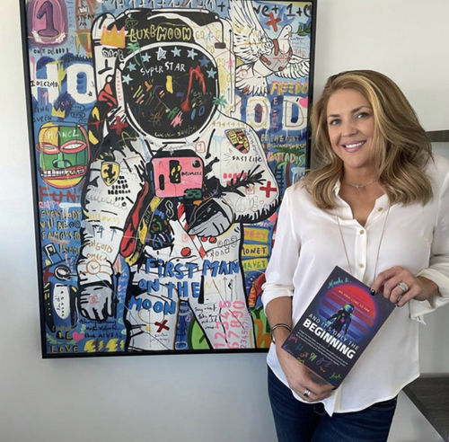 Customer photo review of First Man On The Moon Pop Art Painting