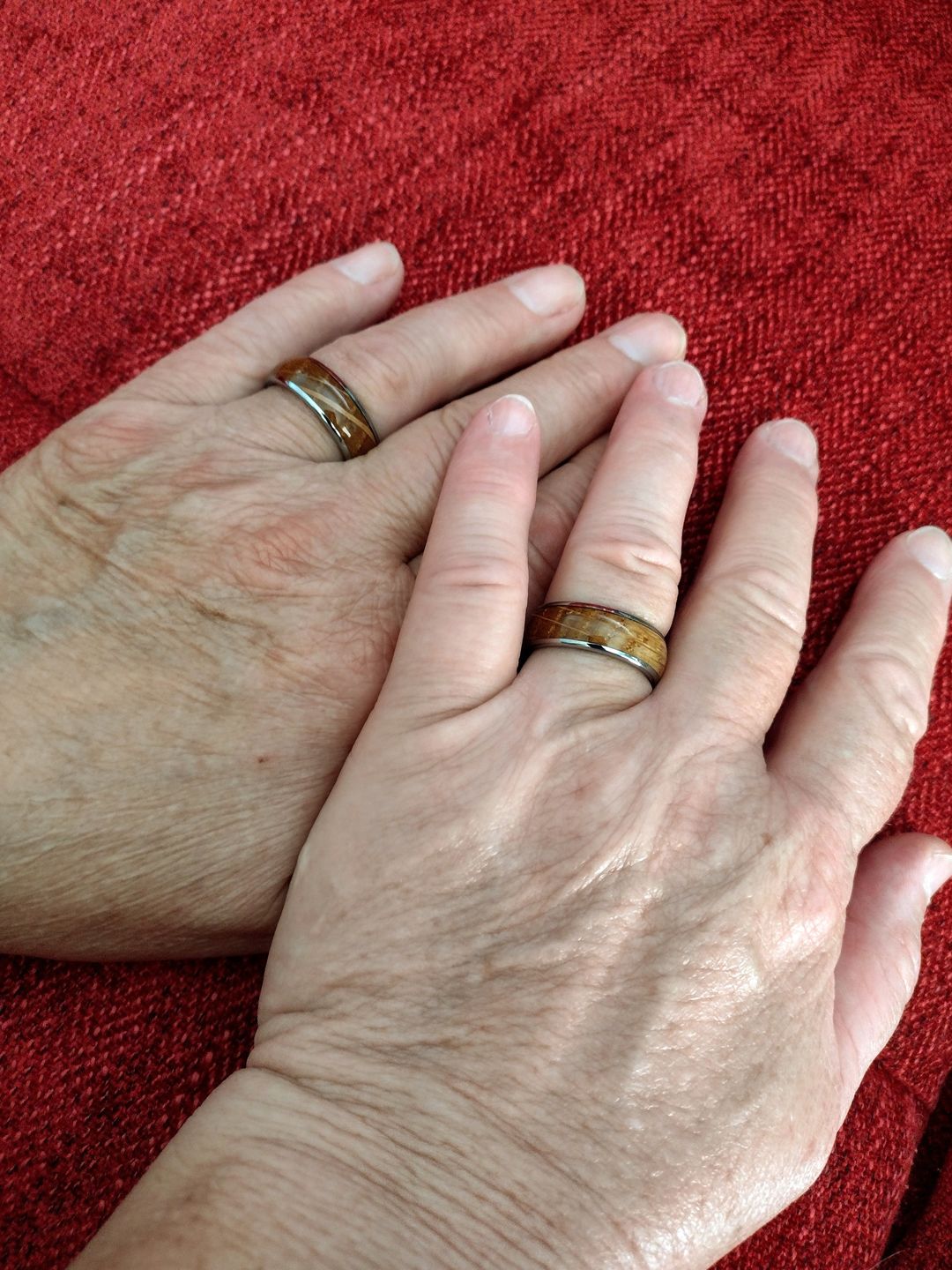 Customer photo review of The Barrelwood Wonder Ring