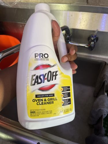 Customer photo review of Professional Easy Off, Ready To Use Oven And Grill Cleaner, 64 Oz.
