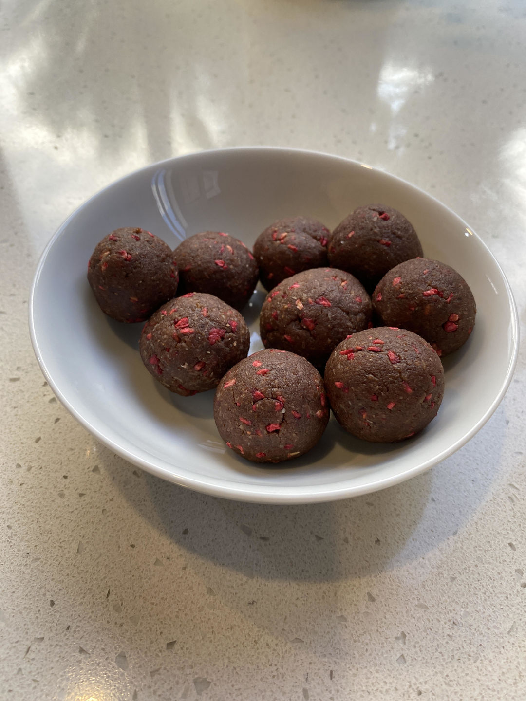 Customer photo review of Raspberry Brownie Rad Ball Mix