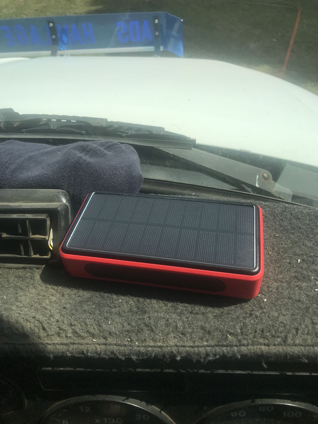 Customer photo review of Ultimate Wireless Waterproof Solar Powerbank 50,000 mAh