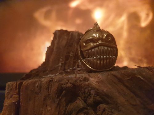 Customer photo review of Angry Piranha Bell | Brass & 925 Silver