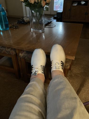Customer photo review of Astra Sneakers - Instant Foot Pain Relief