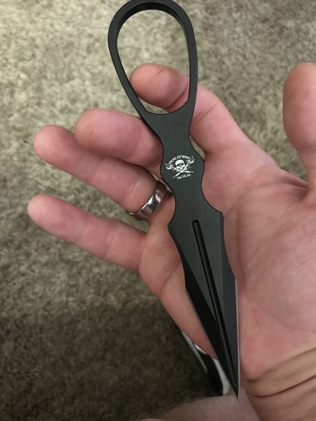 Customer photo review of Skallywag Aluminum Dagger (Not Trainer)