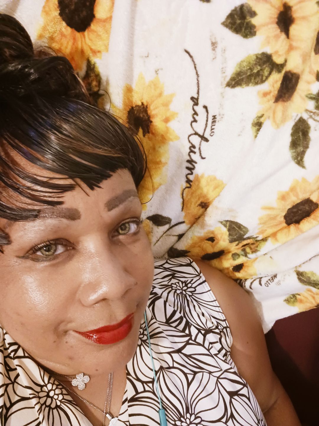 Customer photo review of DNA Taylor Brown Hazel Prescription Coloured Contact Lenses