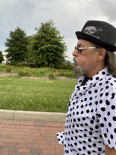 Customer photo review of Men's Polka Dots Cotton Shirts