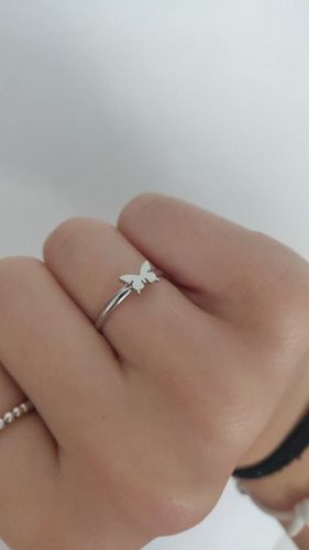 Customer photo review of Matching Promise Rings - 2 Pieces