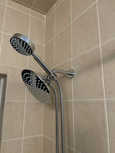 Customer photo review of 7 Inch Shower Arm and Flange