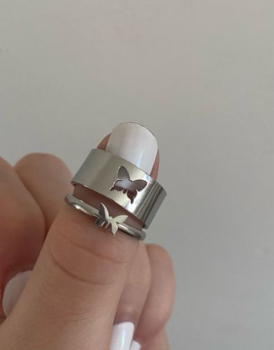 Customer photo review of Matching Promise Rings - 2 Pieces