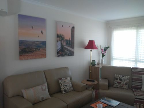 Customer photo review of Hot Air Ballooning Over Tuscany - Two Piece Tuscany Italy Photographic Print Set