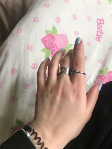 Customer photo review of Matching Promise Rings - 2 Pieces