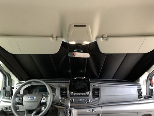 Customer photo review of Transit - Windshield Shade
