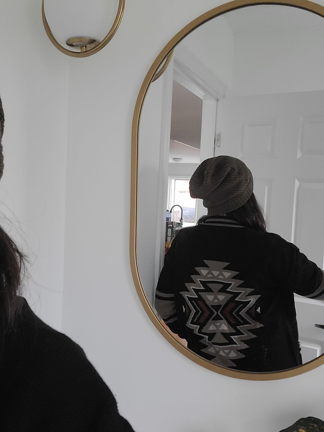 Customer photo review of Southwest Dockside Knit Cardi- Black - 100% Cotton