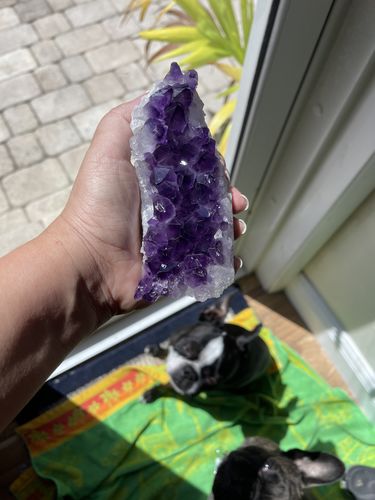 Customer photo review of Uruguayan Amethyst (Self-Standing)- A8