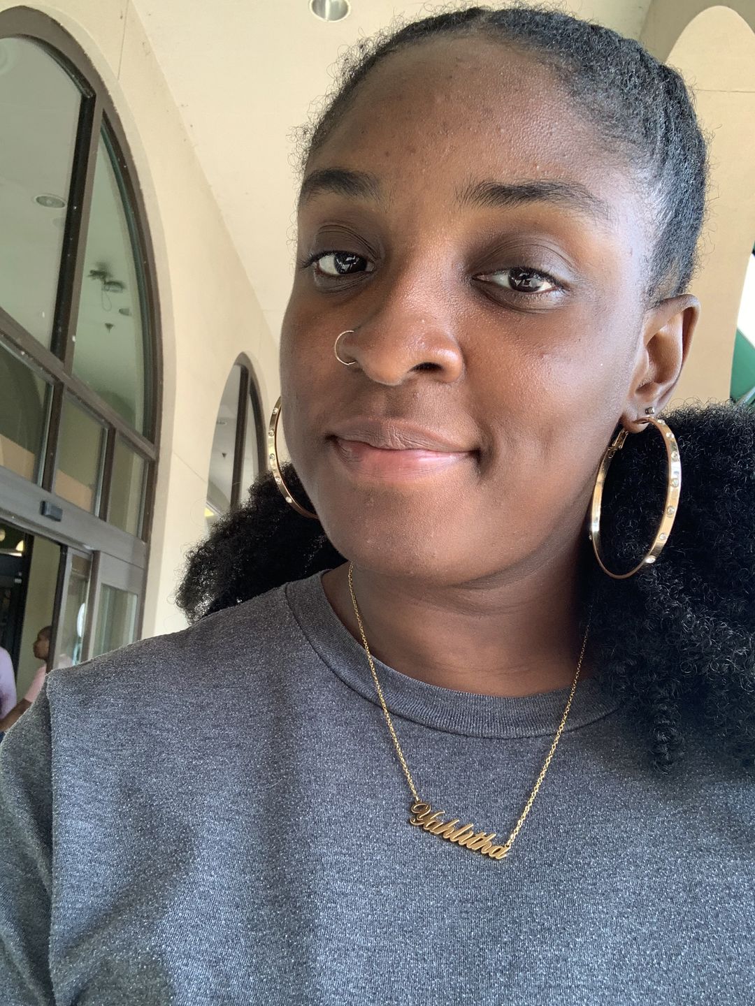 Customer photo review of Personalized Name Necklace