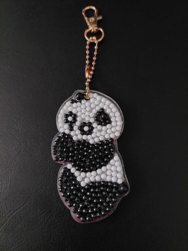 Customer photo review of 5D Diamond Painting Schlüsselanhänger Panda