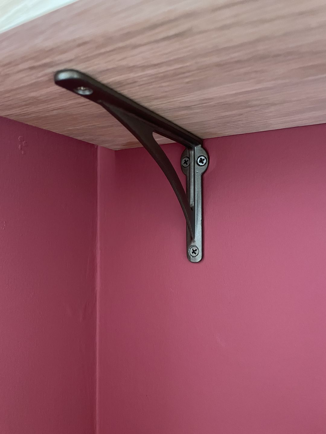 Customer photo review of 6 Inch Ironbridge Cast Iron Shelf Bracket