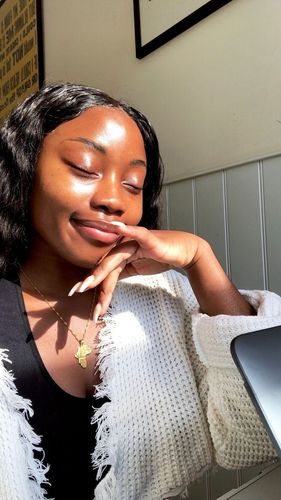 Customer photo review of SAMPLE - DARK SPOT LEMON TURMERIC COOKIE SCRUB