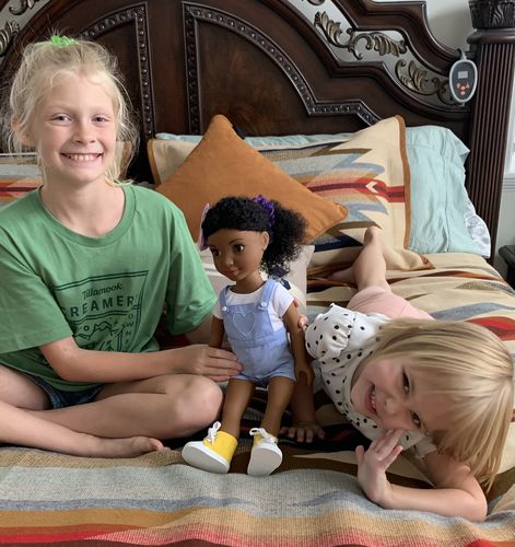 Customer photo review of Healthy Roots Doll: Zoe