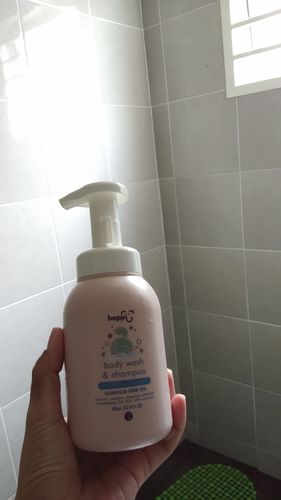 Customer photo review of 2-in-1 Hoppi Baby Shampoo + Moisturizing Lotion