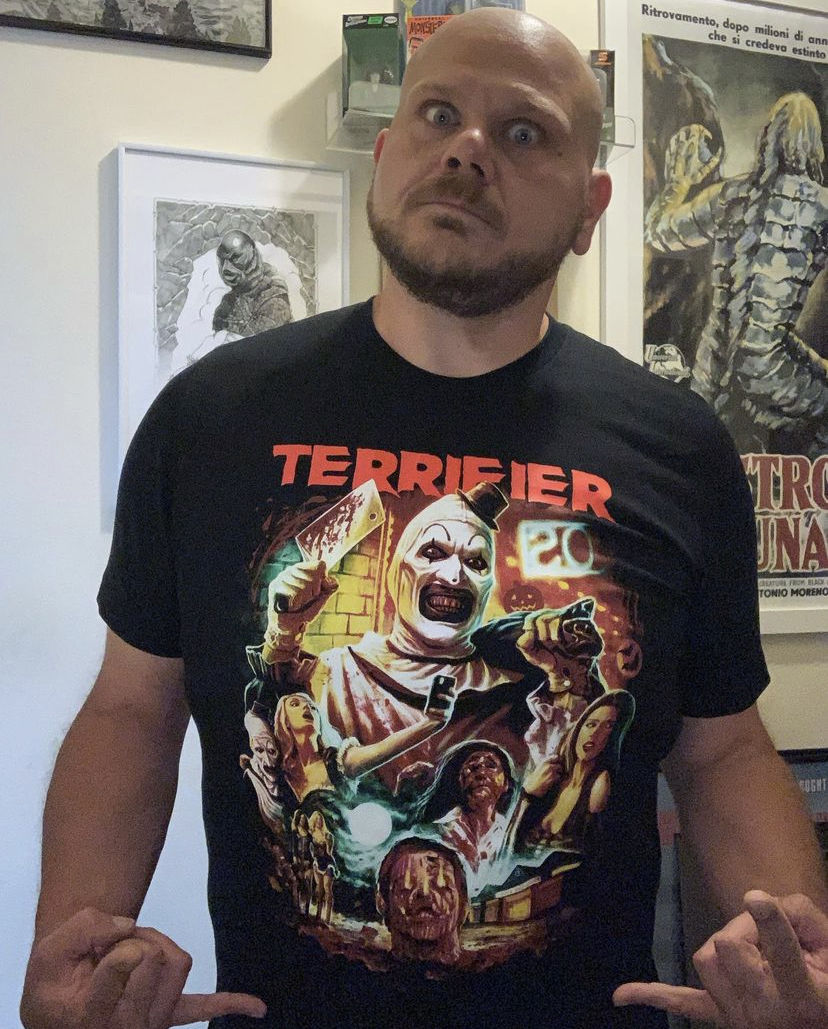 Customer photo review of Terrifier Man Of The Hour T-Shirt