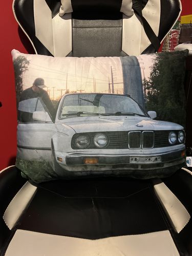 Customer photo review of Create A Custom Car Pillow