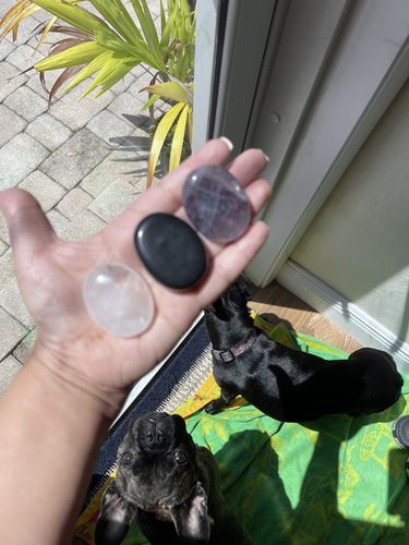 Customer photo review of The Focus Trio- Fluorite, Shungite & Clear Quartz