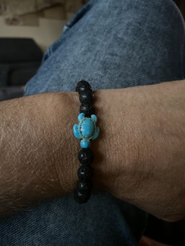 Customer photo review of "Turtle" tracking bracelet