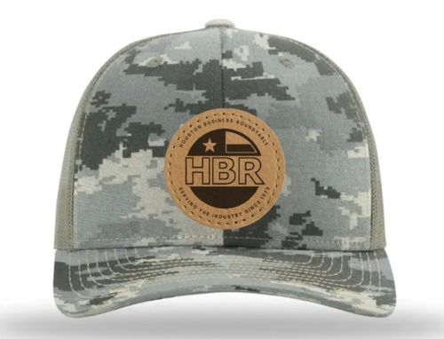 Customer photo review of 112P Camo Custom Leather Patch Hat