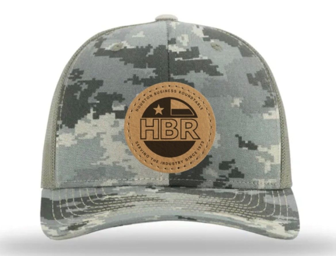 Customer photo review of 112P Camo Custom Leather Patch Hat