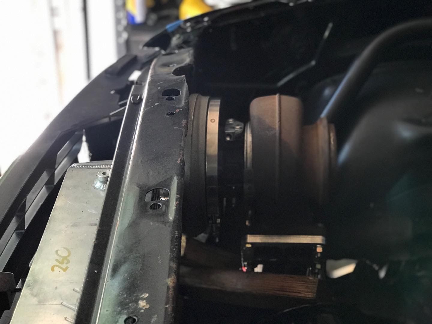 Customer photo review of T4 / S400 / GT55 Turbo Low-Pro Oil Feed Flange 21-10010