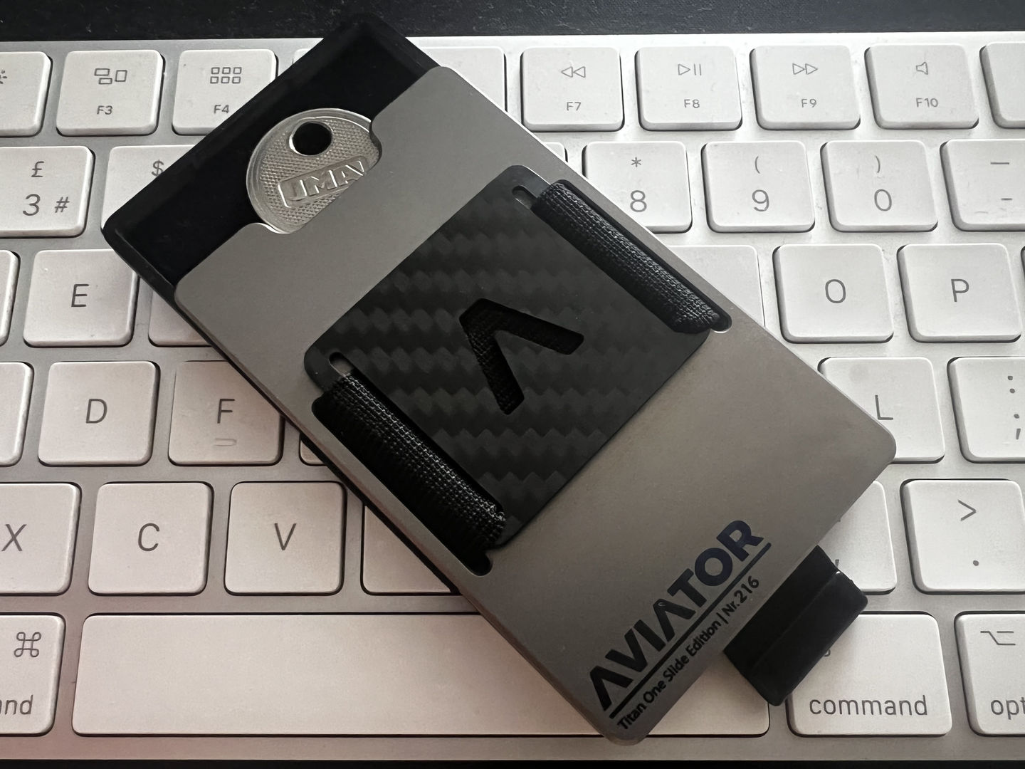 Customer photo review of Titan #1 Edition | Titanium Slim Wallet