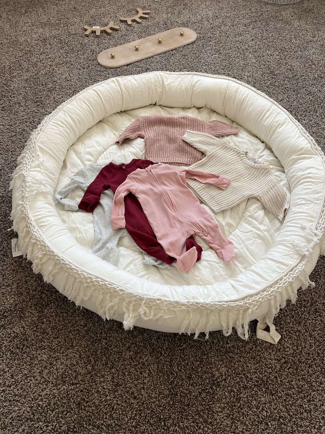 Customer photo review of round play mat