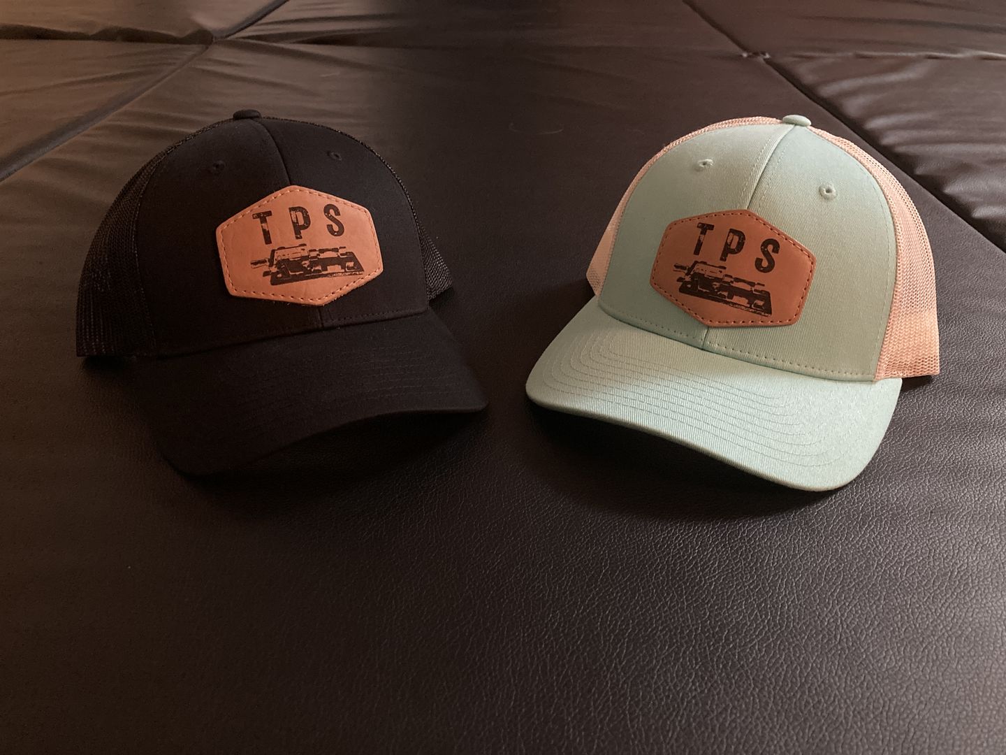 Customer photo review of Richardson 115 Custom Leather Patch Hat