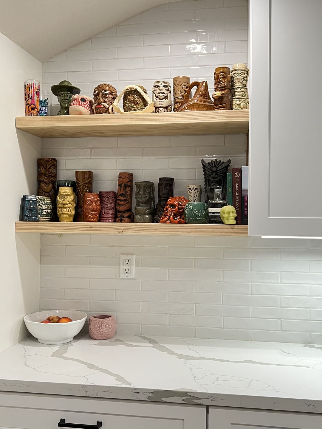 Customer photo review of Ash Floating Shelves