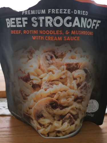 Customer photo review of Beef Stroganoff