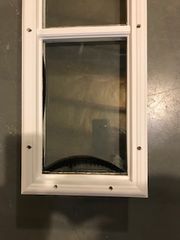 Customer photo review of Clear 3 Lite Glass and Frame Kit (Half Sidelite 10" x 38" Frame Size)