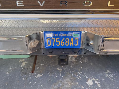 Customer photo review of 1971 CALIFORNIA LICENSE PLATE 6"x12" (156.5mm x 305mm)